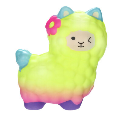 

Siaonvr Squishies Adorable Llamas Slow Rising Fruits Scented Squeeze Stress Relief Toys