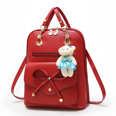 

Shoulder bag 2018 spring new cool female backpack student fashion casual Korean female bag