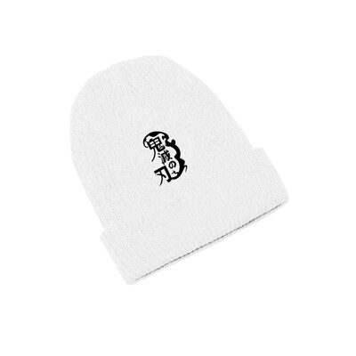 

redCherry Anime Demon Slayer Kimetsu No Yaiba Embroidery Skull Beanies Hat Cap Hip Hop Knitted Winter Hats