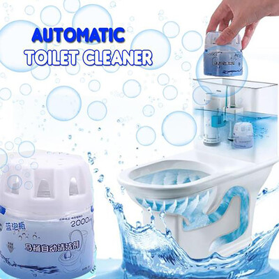 

〖Follure〗Autoile Automatic Toilet Cleaner Magic Flush Bottled Helper Blue Bubble Amazing