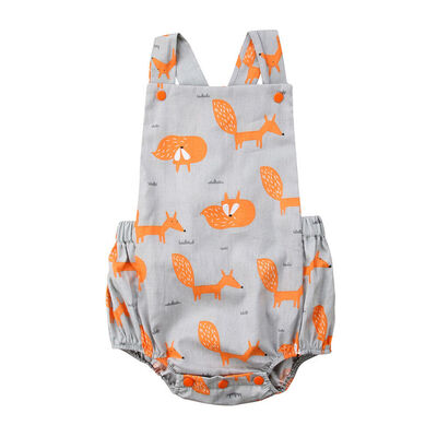 

Newborn Infant Kids Baby Boys Girl Fox Romper Jumpsuit Playsuit Bodysuit Outfits