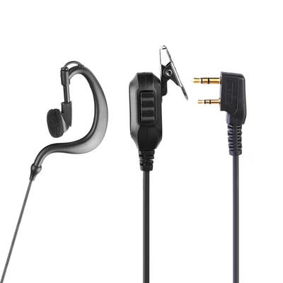 

G Shape Earphone Earpiece K-type for Kenwood KPG Baofeng UV 5R Radio 2Pin