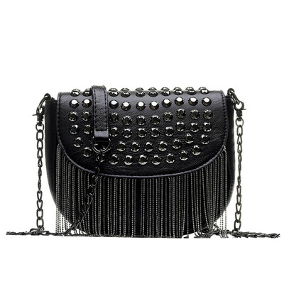 

Tailored Woman 2019 New Fashion Shoulder Bag Casual Diamond Messenger bag Chain Rivet Bag