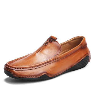 

New leather casual shoes mens autumn peas shoes mens fashion mens shoes lazy casual shoes