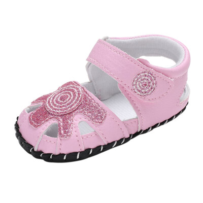 

2018 0-18M Summer New Fashion Baby Embroidered Princess Sandals Non-slip Soft Shoes Girls Casual Sandals Newborn Cute Shoes