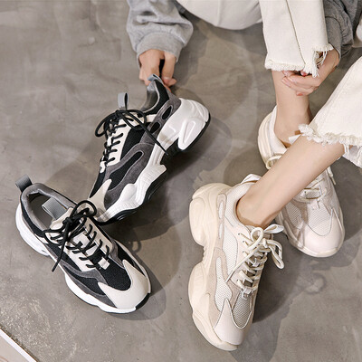 

Factory direct old shoes women early autumn foreign gas wild light thick bottom increased casua