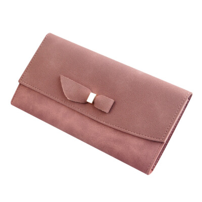 

Tailored Women Long Style Fashion Bow Stitching Multi-card Coin Purse Card Holder Bag