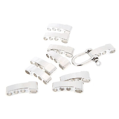 

10 PCS U Shape Adjustable Anchor Shackle Outdoor Rope Paracord Bracelet Buckle