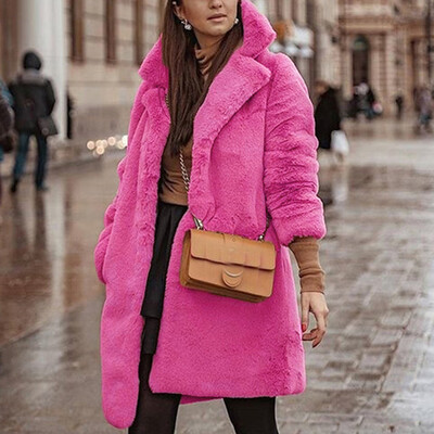 

Toponeto Womens Winter Teddy Bear Faux Fur Coat Jackets Ladies Warm Jumper Outwear