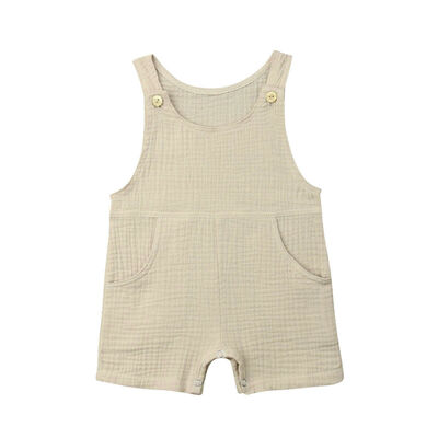 

Infant Newborn Baby Boy Girl Long Jumpsuit Romper Bodysuit Cotton Clothes Outfit