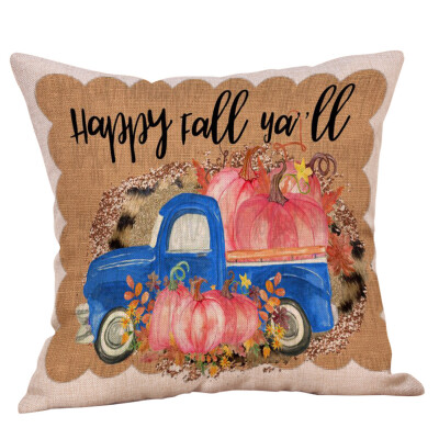 

〖Follure〗Halloween Home Car Bed Sofa Decorative Letter Pillow Case Cushion Cover