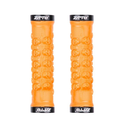 

1 Pair MTB Handlebar Grips TPR Rubber Lock on Anti-slip Grips for MTB Folding Bike