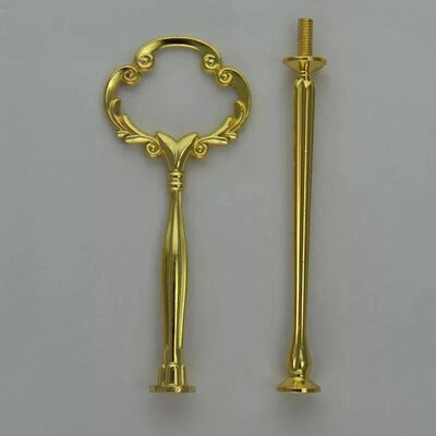 

Cake Plate Stand Crown Handle Fitting Hardware Rod Plate Wedding Party 23 Tier