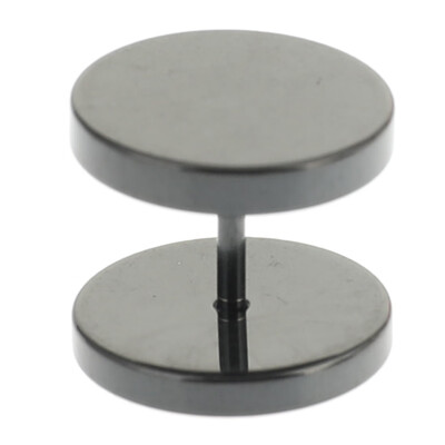 

1pc Men Women Stud Earrings Titanium Steel Tunnel Plug Screw Back Double-Sided Earrings 3Mm 4Mm 6Mm 8Mm 10Mm 12Mm
