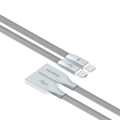 

ROMOSS 2in1 Lightning MICRO USB Cable Mobile Phone Cables Double-Sided Interface Phone Cable-1m