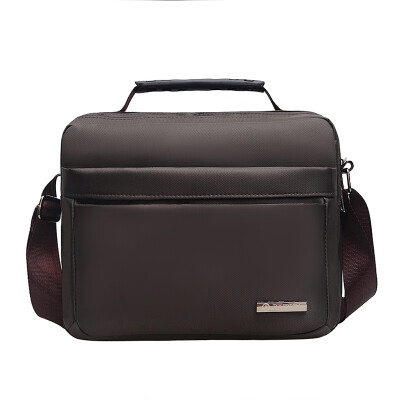 

Mens shoulder bag casual mens large briefcase waterproof cloth business portable messenger bag