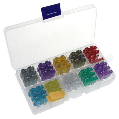 

60pcs Assortment Car Standard Blade Fuses 2A 3A 5A 75A 10A 15A 20A 25A 30A 35A for Vehicle Motorcycle Boat Truck