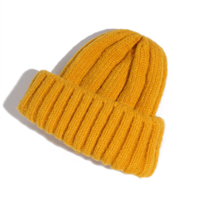 

Knitted Wool Hat Ladies Autumn&Winter Korean Edition Baitie Outdoor Thermal Headgear Men ins Korean Tide Cold Hat