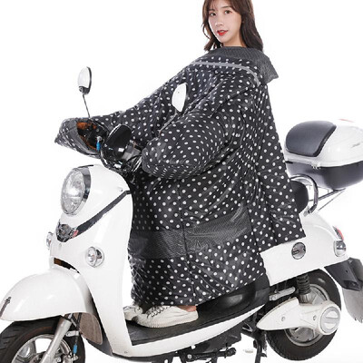 

Electric Motorcycle Windshield Winter Plus Velvet Thickening Universal Large Wing Scooter Warmer Increase Battery Car Tram Windpr