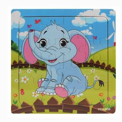 

Tailored Wooden Puzzle Educational Developmental Baby Kids Training Toy Christmas Gift