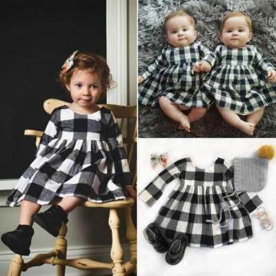 

Fashion Cotton Newborn Baby Girls Toddler Kids Dress Party Princess Wedding Tutu 0-2T