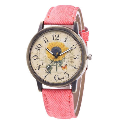 

Warm Sunflower Pattern Womens Watches Fashion Business Relojes Para Mujer Minimalism Horloge Dames Clock Relogio Feminino