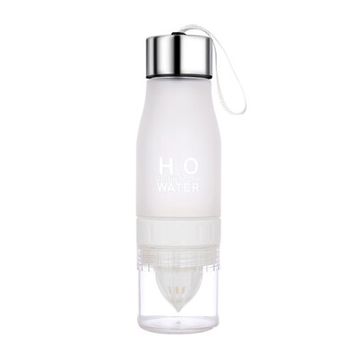 

Gobestart 700ML Lemon Cup Bottle H2O Drink More Water Drinking Bike Bottle WH