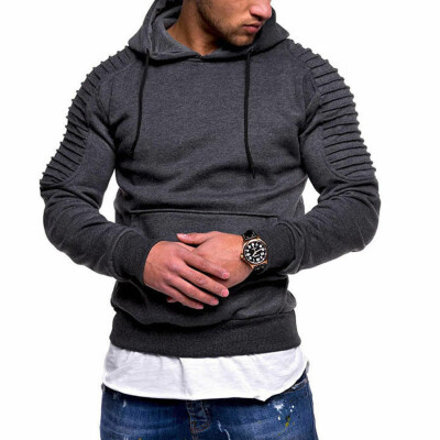 

Mens Winter Slim Hoodie Warm Hooded Sweatshirt Coat Jacket Outwear Sweater