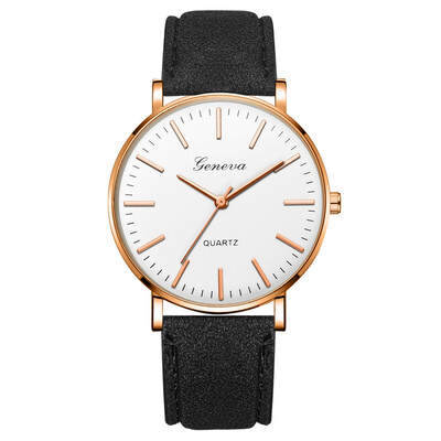 

〖Follure〗Fashion Simple Casual Mens Watch Business Leather With Strap Mens Watch