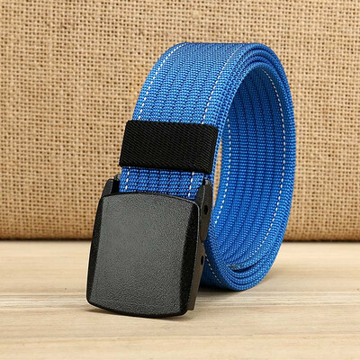 

New Unisex belt high quality Nylon Plastic Automatic buckle Men belt casual trend Men&Women sport cowboy pants belt