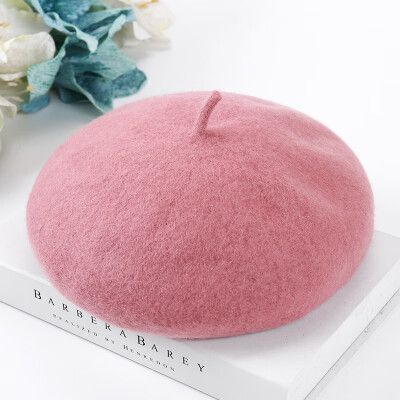 

2019 new wool beret Japanese art painter hat hundred students hat English pumpkin creed hat