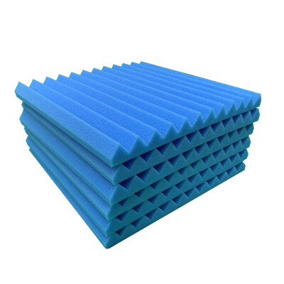 

Toponeto 6Pcs Acoustic Foam Panel Sound Stop Absorption Sponge Studio KTV Soundproof