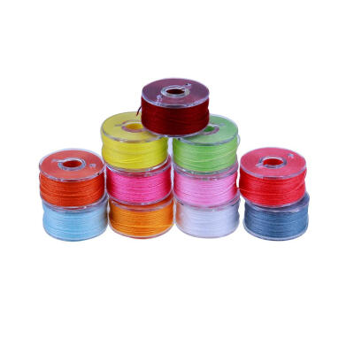 

25pcs Coloful Sewing Thread 25 Grid Clear Plastic Machine Bobbins