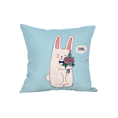 

Gobestart Cotton Linen Pillow Case Car Sofa Bed Waist Throw Cushion Cover Home Decoration