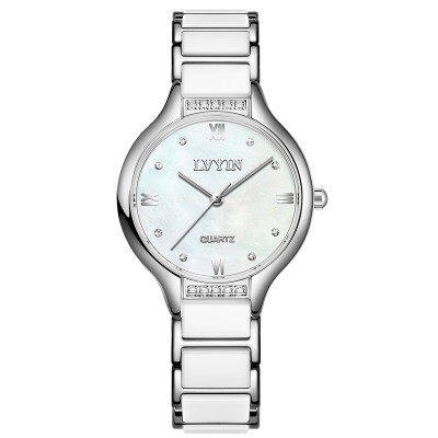 

Watch lady watch ceramic fashion trend Korean version simple leisure atmosphere students water diamond year new model