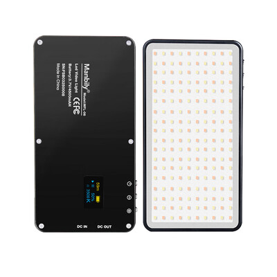 

Manbily 8W Fill Light Selfie Camera Lamp USB Powered Adjustable Brightness Dimmable Color Temperature Changing for Live Show Taki