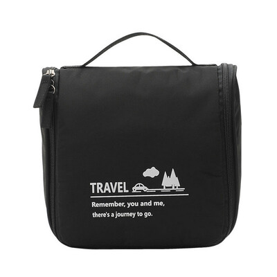 

Gobestart Memory Fabric Hanging Cosmetic Bag Waterproof Portable Travel Storage Bag
