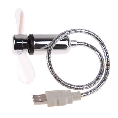 

Flexible USB LED Flash Fan with Realtime Temperature DispalySoft Blades