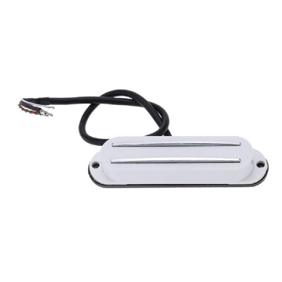 

Dual Hot Rail Single Coil Humbucker Pickup 4 Wire for Electric Guitar