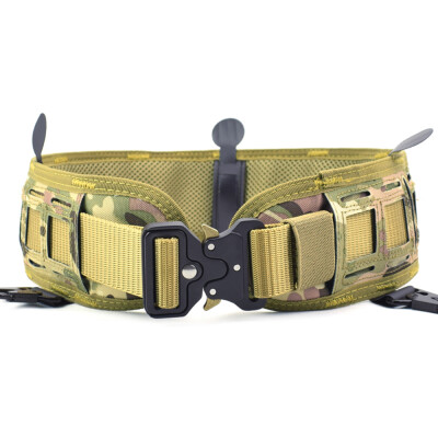 

Multifunctional Cummerbund with Tactical Quick Release Belt Military Waist Band for Outdoor Training Military Combat Hunting