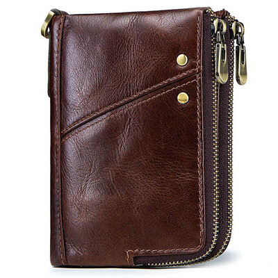 

GZCZ Men Multifunctional Wallet Leisure Zipper Anti-theft