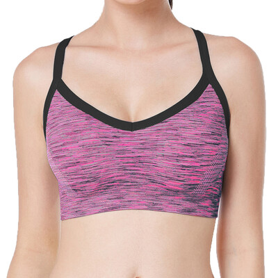 

Toponeto Women Knitting Seamless Bodybuilding Sport Bra Sexy Lingerie Backless Underwear