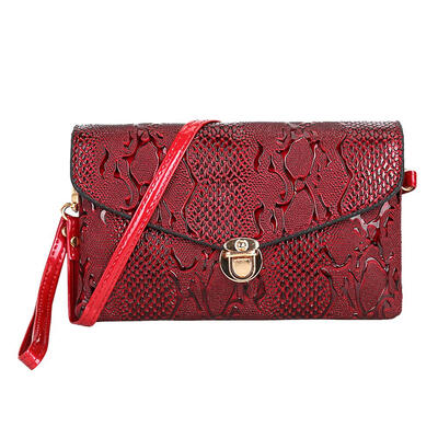 

Women Leather Shoulder Bags Mini Evening Party Crossbody Messenger Clutch