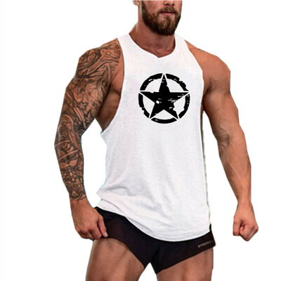

Men Muscle Sleeveless Tank Male Top T-Shirt Bodybuilding Sport Fitness Vest Tops