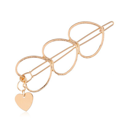 

Trendy Hair Clip Accessories Hollow Five Point Stars Hairpin Geometric Star Pendant for Women Gold Hair Clip Folder Accessories