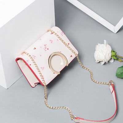 

One-shoulder little lady tide Korean ins Joker chain messenger bag fashion diagonal simplicity