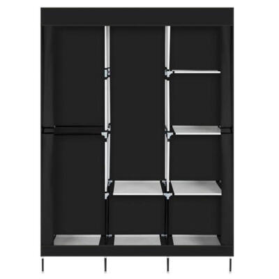 

71 inch Portable Closet Wardrobe Clothes Rack Storage Organizer with Shelf