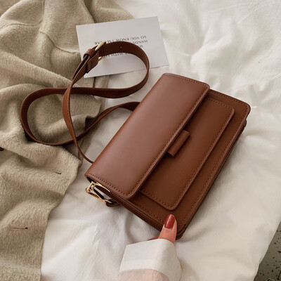 

Advanced sense bag foreign air female bag 2019 new wave Korean version of the wild texture Messenger bag simple fashion small square bag
