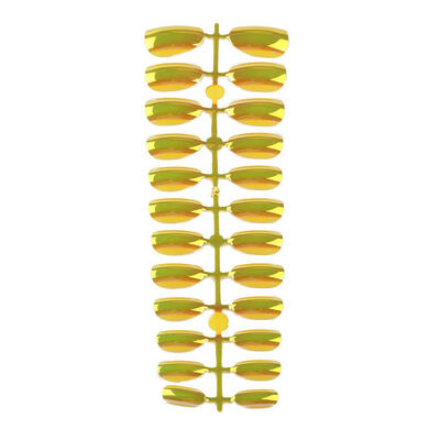 

24pcs False Nails Full Cover Fake Nails ABS Artificial Tips Nail Art Decor