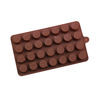 

Silicone Chocolate Mold Variety Emoticon Cake Fondant Baking Mold
